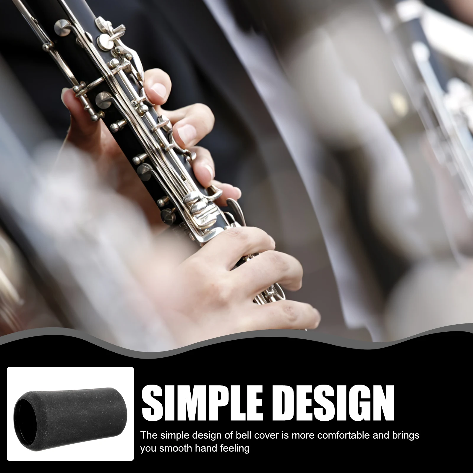 

Bumper Case Clarinet Accessories Musical Instrument Bell Covers Instruments Rubber Universal for