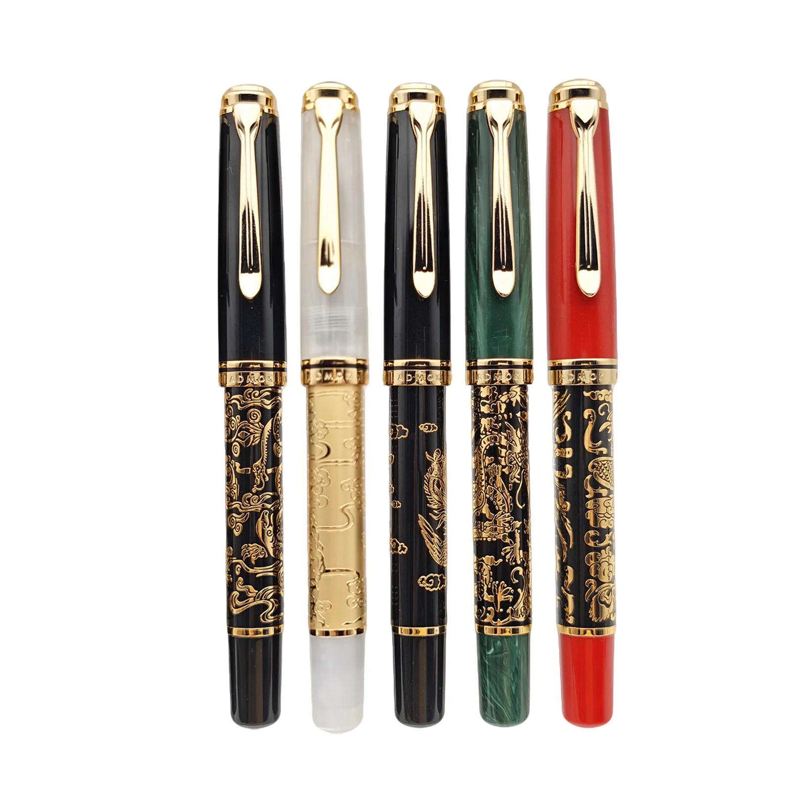 

ADMOK Jian 800 Поршневая перьевая ручка, наконечник Schmidt 6, чернильная система с конвертером чернил для плавного письма и прецизионного потока чернил