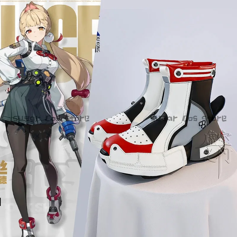 

qq28LQZenless Zone Zero Alice Thymefield Game Косплей Сапоги Повседневная спортивная обувь для женщин и девочек Хэллоуин Карнавальная вечеринка P