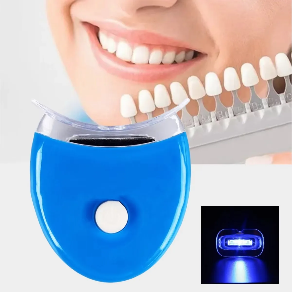 

Mini Teeth Whitening Light 5X More Powerful Blue Led Light Home Use Teeth Whitening LED Light Travel size