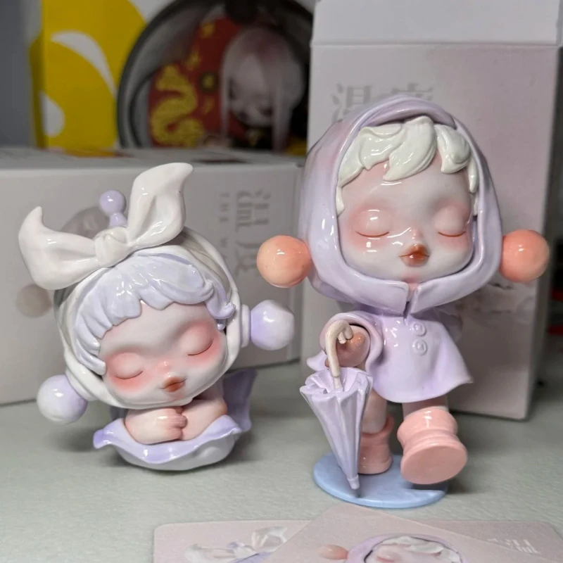 البوب مارت Skullpanda سلسلة الدفء صندوق أعمى اللعب Kawaii أنيمي عمل الشكل Caixa Caja مفاجأة صندوق غامض دمى الفتيات هدية #2