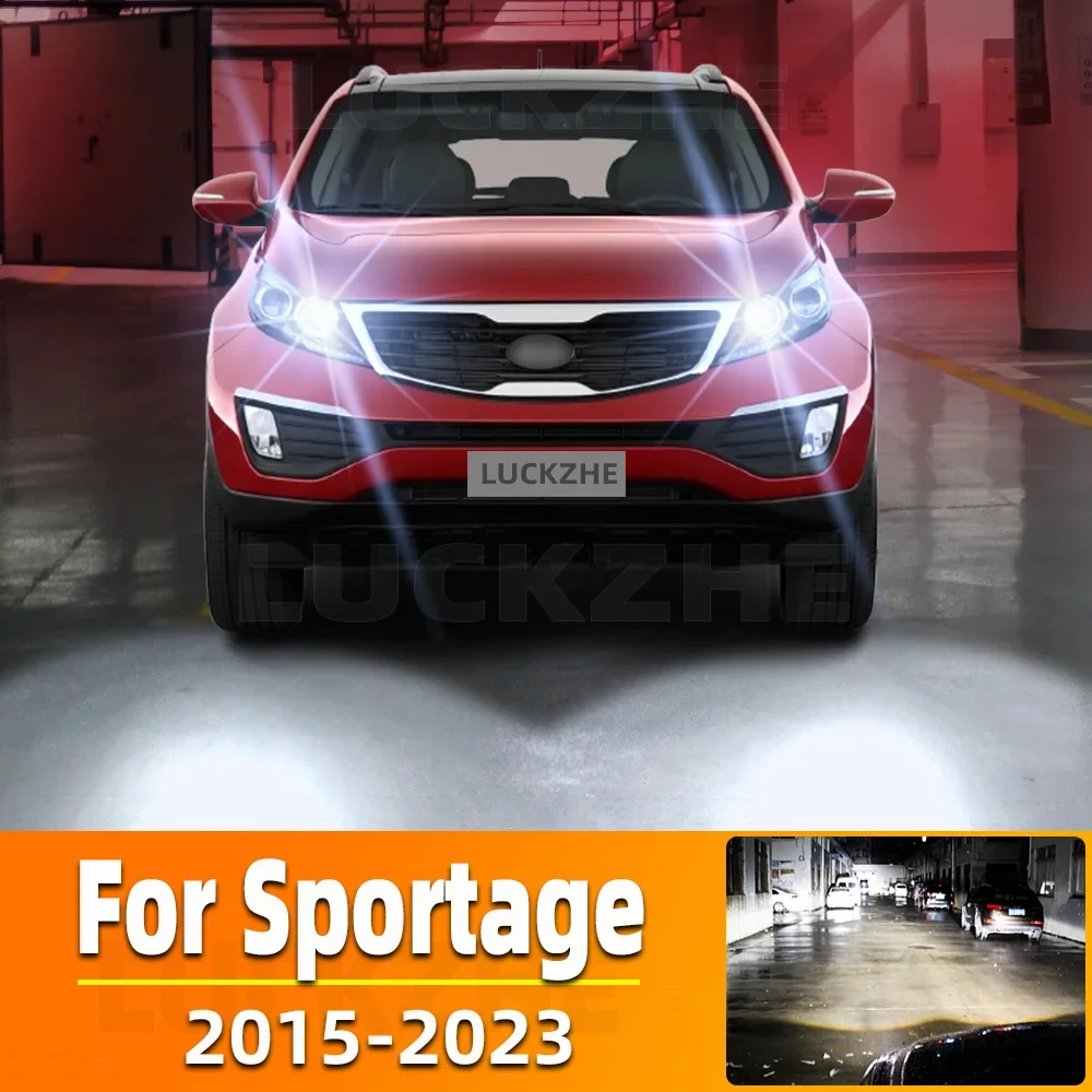 For Kia Sportage 2015~2023 HB3 9005 Led Headlight Canbu Car Bulb High Power 6000K Xenon White Light Drl Moto Diode Lamp 12v 55w