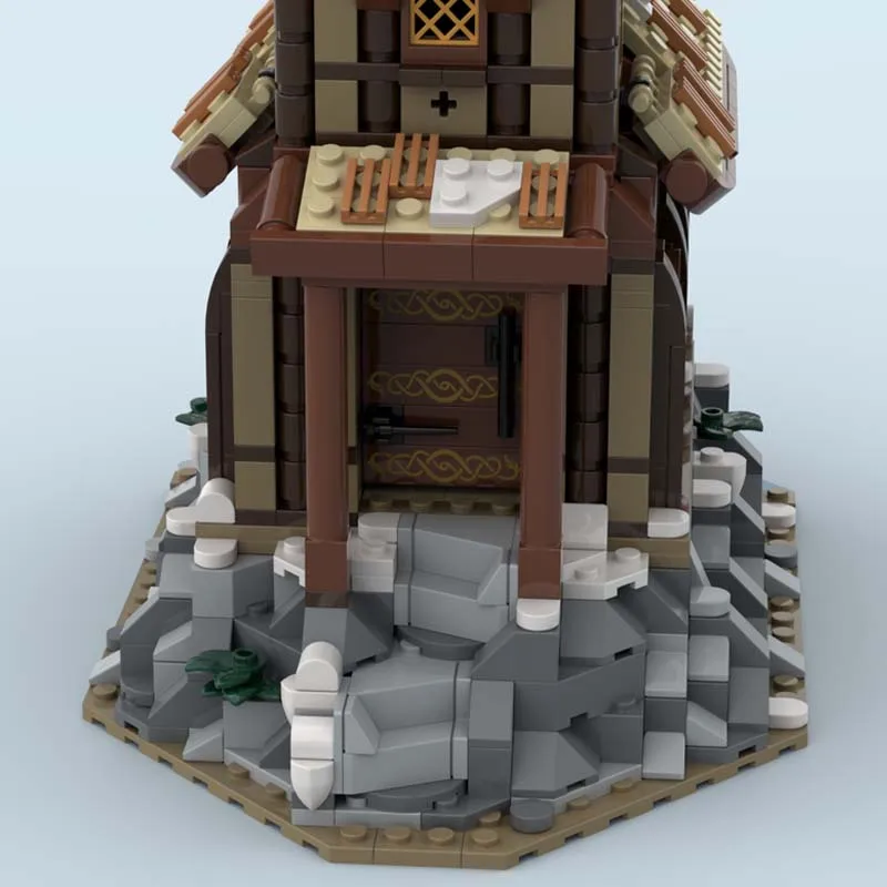 Moc ビルディングレンガ中世の城モデル孤独のチャペルモデルテクノロジーモジュラーブロックおもちゃ DIY 組み立てクリスマスギフト
