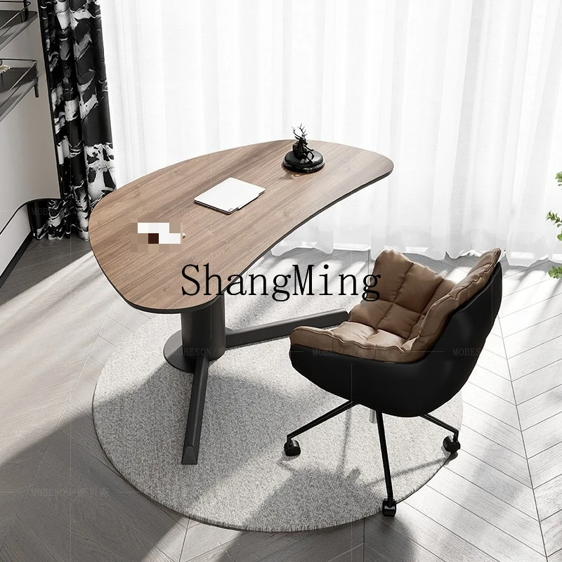 

ZYY minimalist high-end creative desk notebook computer desk household small apartment special-shaped desk