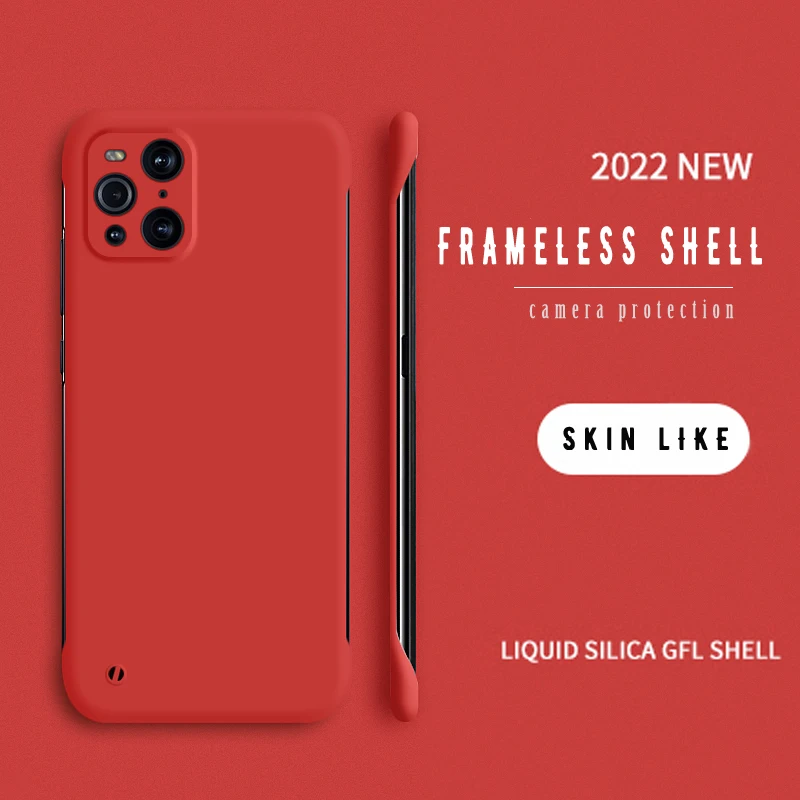 حافظة لهاتف اوبو فايند X2 X3 X5 X6 Pro ممتص الصدمات Find X3 X2 Neo Lite كاندي بدون شفة