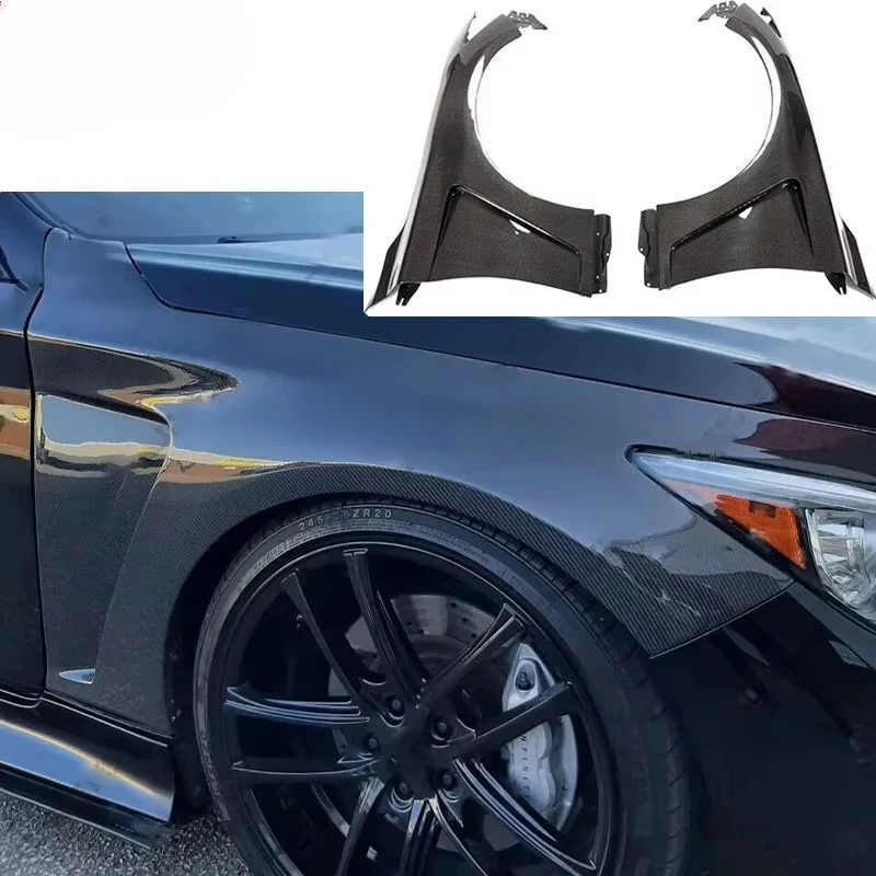 

Q50 Carbon Fiber Sport Car Front Side Fender For Infiniti Q50 Premium Sedan 4-Door 2014-2020