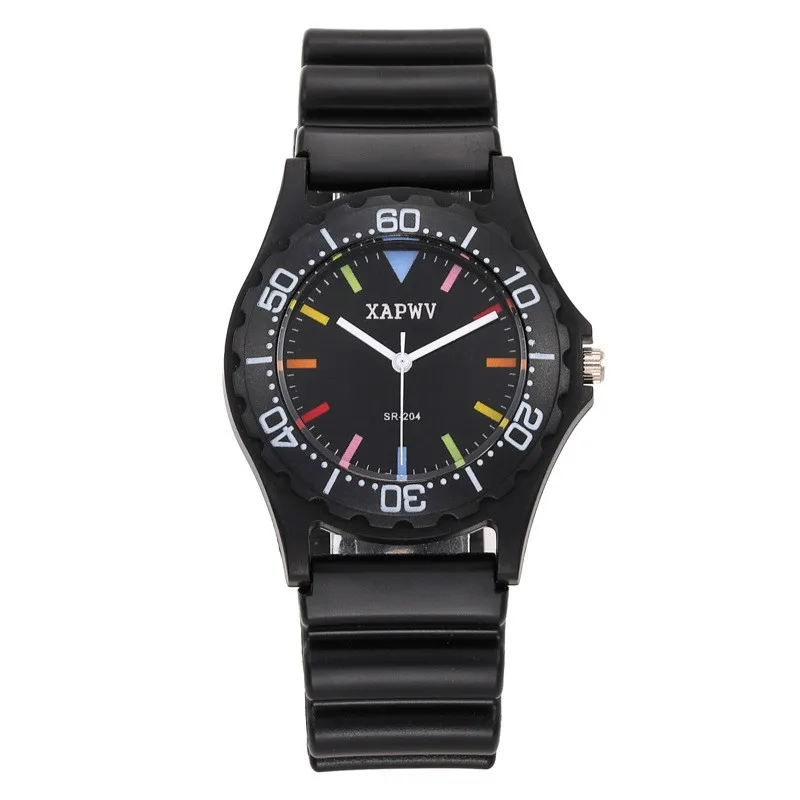 Origin and Supply Fashion Trendy Waterproof Men's Watch Female Student Silicone Casual Sports Quartz Watch