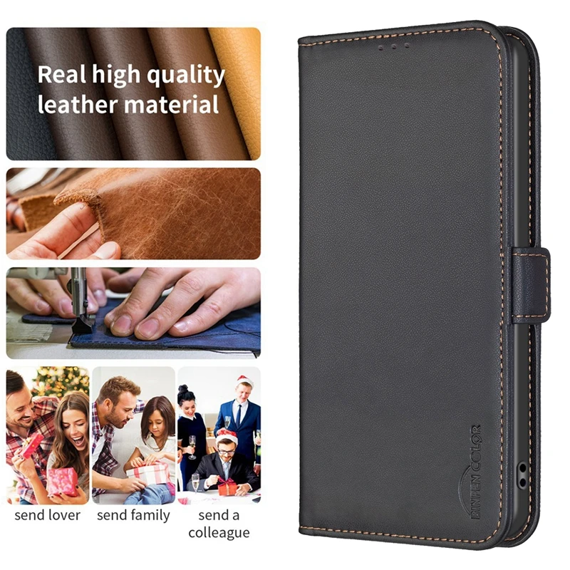 Skórzane etui biznesowe na iPhone'a 15 Pro Max 14 Plus 13 Pro 12 11 XR SE 2022 2020 8 7 Wallet Magnetic Buckle Flip Leather Cover