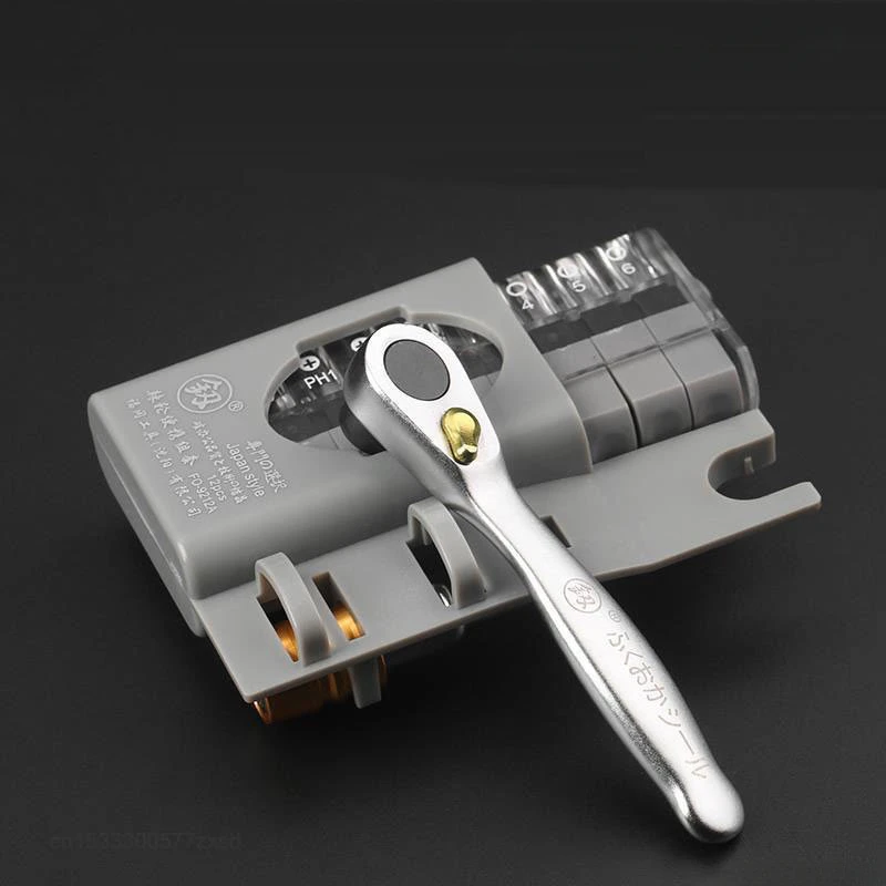 Imagem -05 - Xiaomi-multifuncional Mini Ratchet Wrench Grupo Chave de Fenda Bits Special Shaped Lotus Phillips Conjunto de Chave de Fenda Manual Ferramentas Manuais