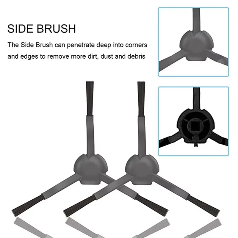 

A78E-For Dreame Z10 Pro/L10 Plus Sweeper Accessories Main Brush, Side Brush Filter Cloth Replacement Brush
