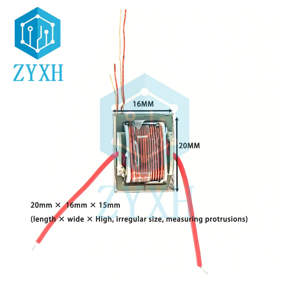 10KV เครื่องแปลงกระแสไฟฟ้าชุดจุดระเบิดเครื่องกำเนิดไฟฟ้าขดลวดแรงดันไฟฟ้าอินเวอร์เตอร์แรงดันสูง