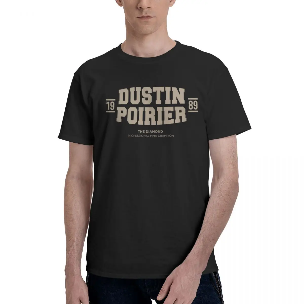 

Dustin Poirier Inspired 100% Cotton Casual Breathable Confortable Shirt Funny Men's T-Shirts Men's Wear