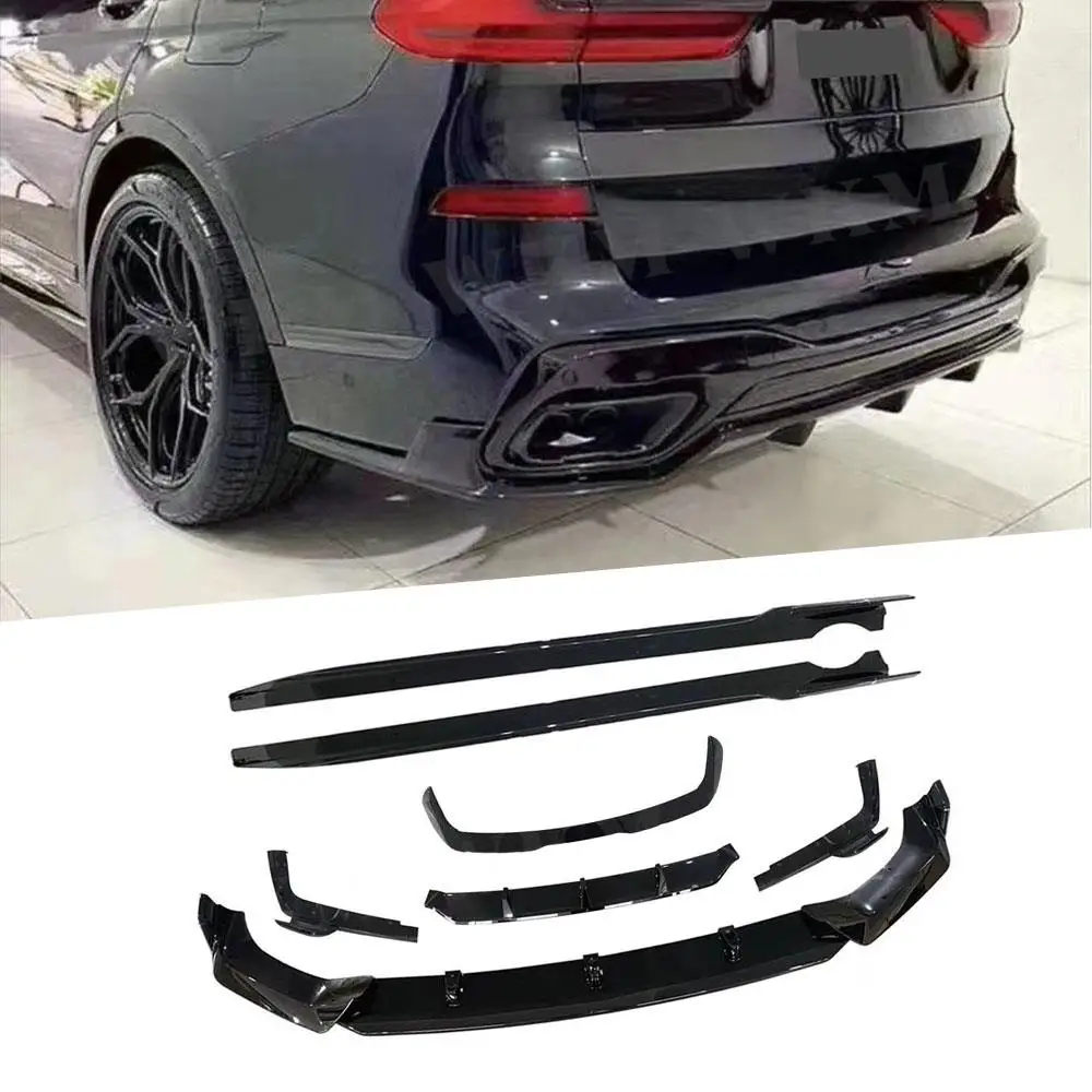 

Gloss Black Front Lip Rear Diffuser Spoiler Side Skirt for BMW X7 G07 M Sport 2019-2021 Car Body Kits ABS carbon fiber