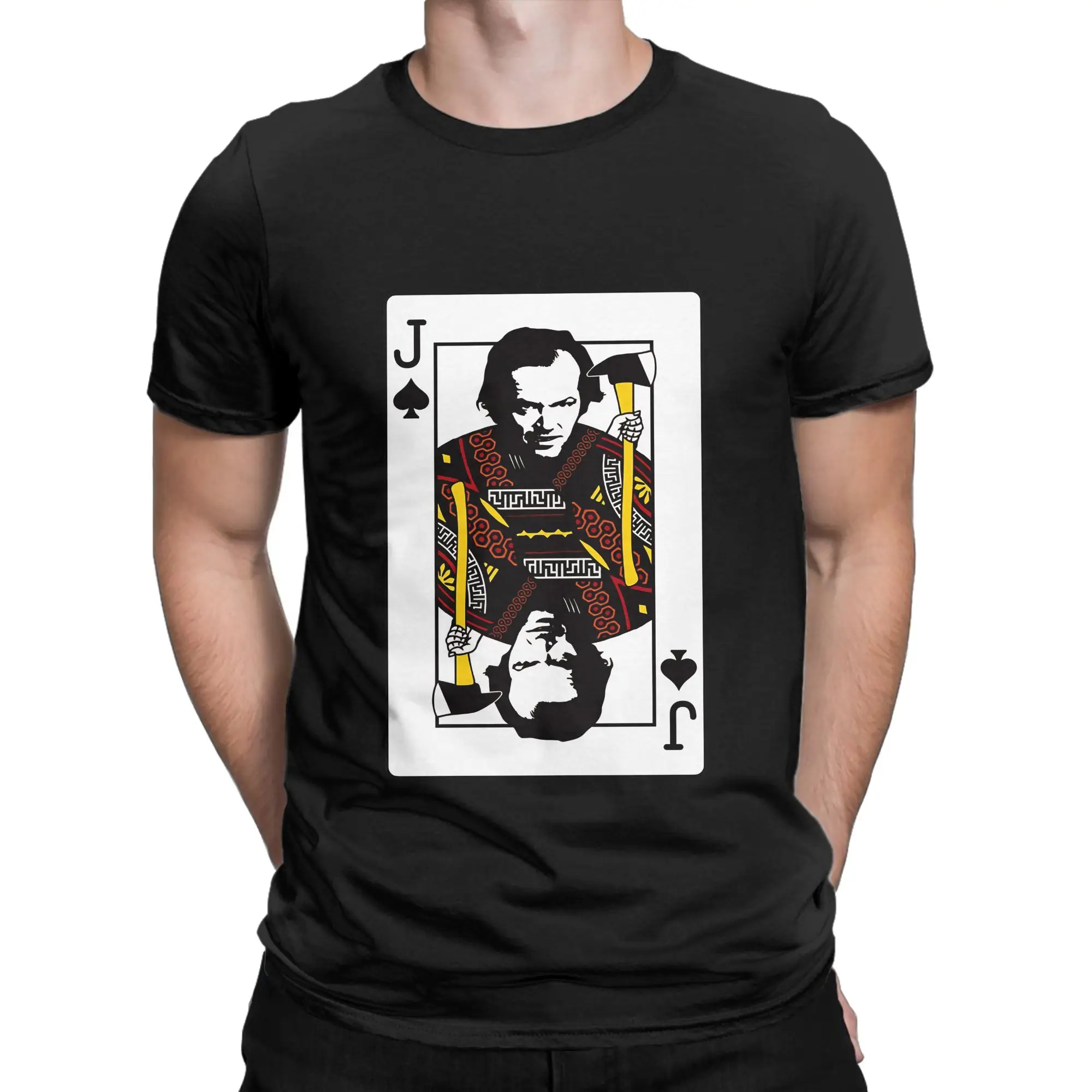 Jack Classic Graphic 100% Cotton T-Shirt The Shining Tees Tops For Men