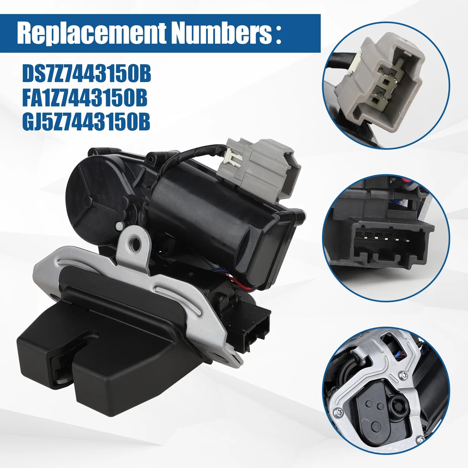 Rear Liftgate Trunk Lock Actuator Motor for Ford Edge Escape Lincoln Navigator OEM FA1Z7443150B FA1Z-7443150