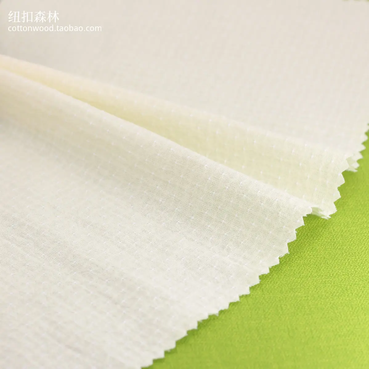 140x50cm Making Mini Cross Doll Clothes Creamy-white Dress Sewing Fabric, Handmade DIY Cloth