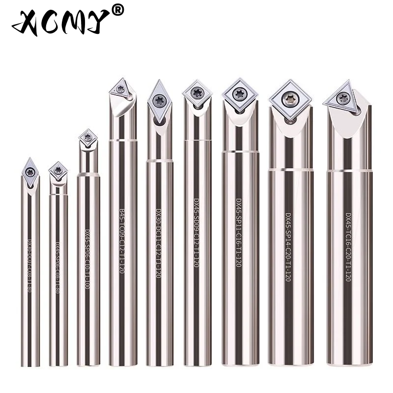 45° fixed-point chamfering, engraving, V-shaped groove, 90° fixed-point milling cutter