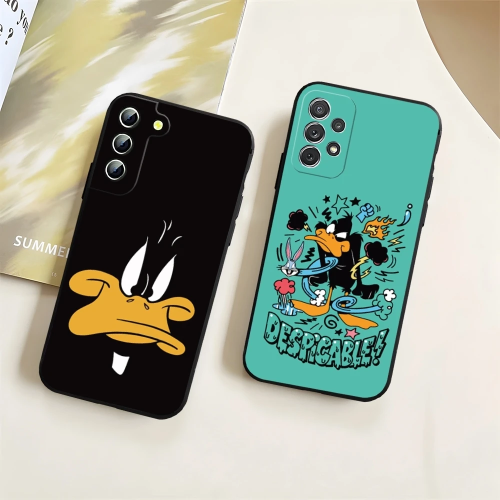 DaffyS Duck Phone Case for Samsung Galaxy S23 S24 S20 S21 S22 Ultra Fe Plus M54 A34 A54 A24 A52 A53 Coque