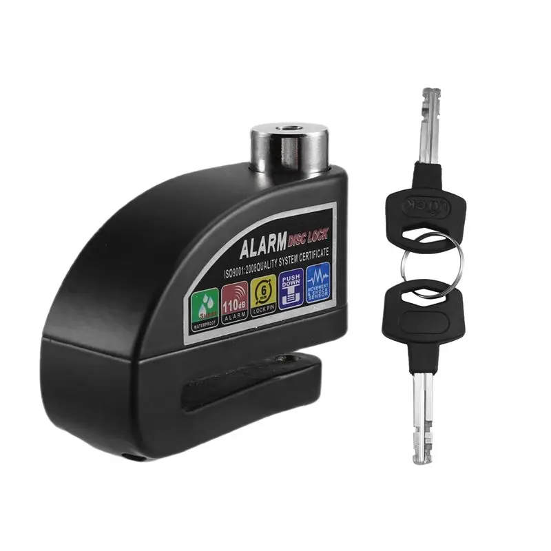 

【PRICE-DROP!】Disc Brake Lock For Motorcycle Scooter Bicycle Wheel Waterproof Security Alarm Protection