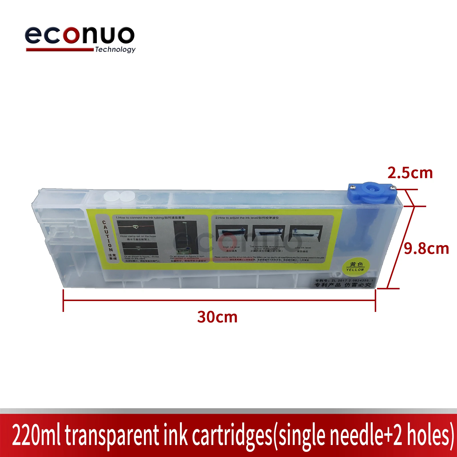 3 PCS Refill Ink Cartridge for Roland RA640 RE640 Eco-Solvent Printer with Long Sub Tank Continuous Ink Supply System