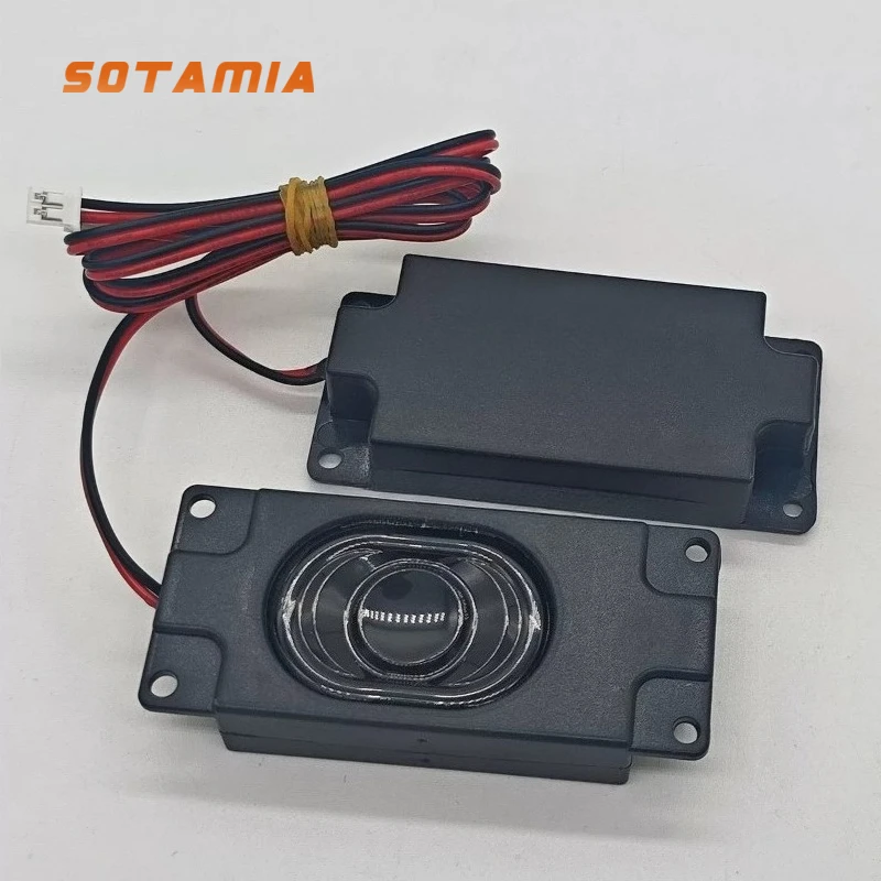 SOTAMIA 2Pcs 30*70mm 4 Ohm 5 Watt Waterproof Speaker Rectangular Box Cavity Speaker 4Ω 5W 3070 DIY Advertising LCD TV Computer