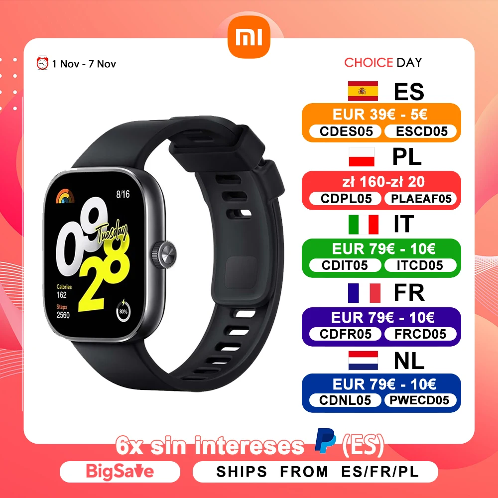 Xiaomi Redmi Watch 4, smart Watch with GPS