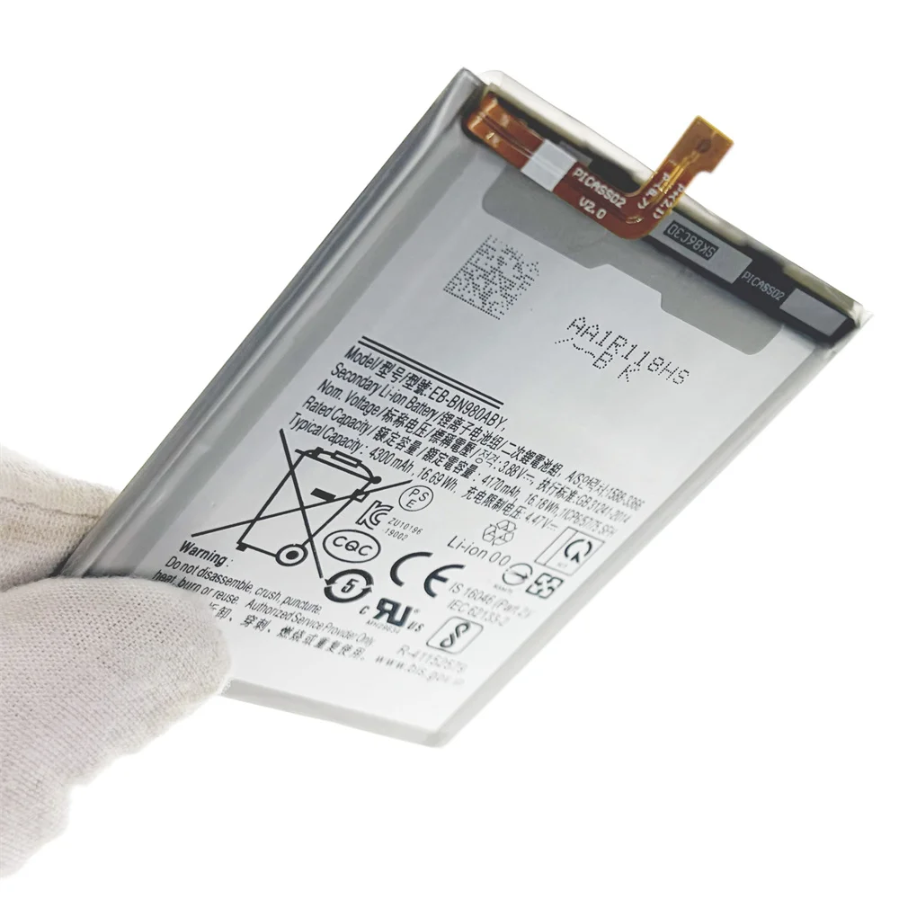 Genuine New EB-BN980ABY 4300mAh Replacement Battery For Samsung Galaxy Note 20 N980 N980F SM-N980F/DS Batteries Batteria+Tools