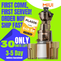 MIUI Slow Juicer New FilterFree Electric Cold Presses with Stainless Steel strainer (FFS6),Rated power 250W, Modle-Professional