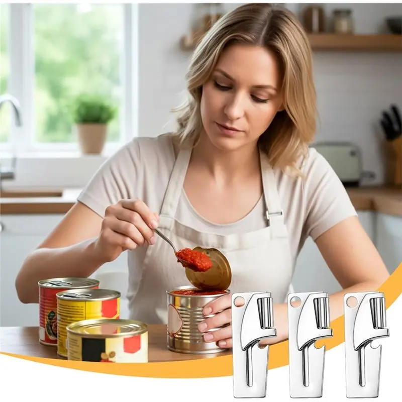 P-38 Manual Stainless Steel Can Opener(20 Pcs) Portable Camping Cans Opener For Kitchen, Travel