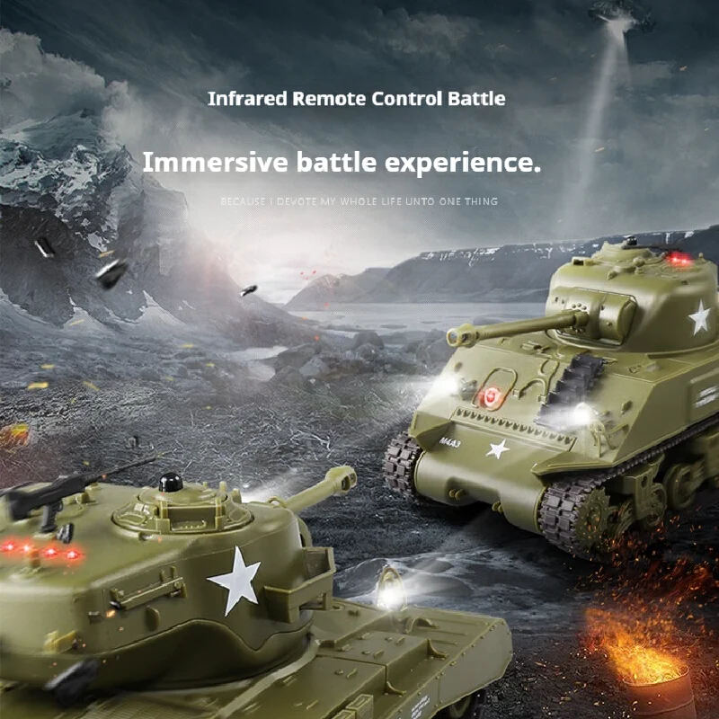 لعبة دبابة Henglong RC 3841 - دبابة عسكرية لاسلكية قابلة لإعادة الشحن للأطفال، لعبة للأولاد #3
