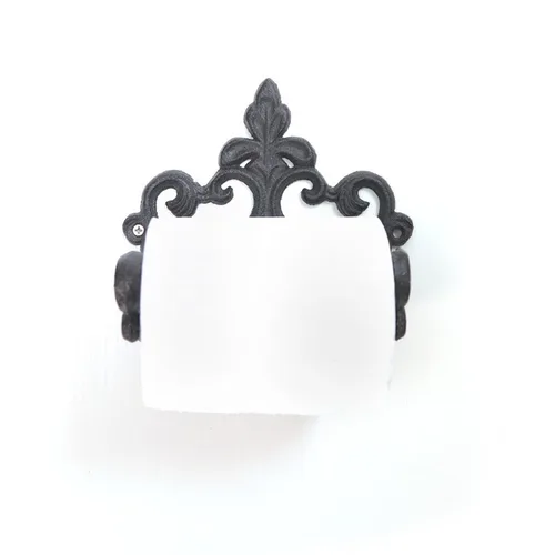 Imagen 2 del producto Toallero de hierro fundido Vintage, soporte de papel, arte del hierro americano, toallero de baño, superventas