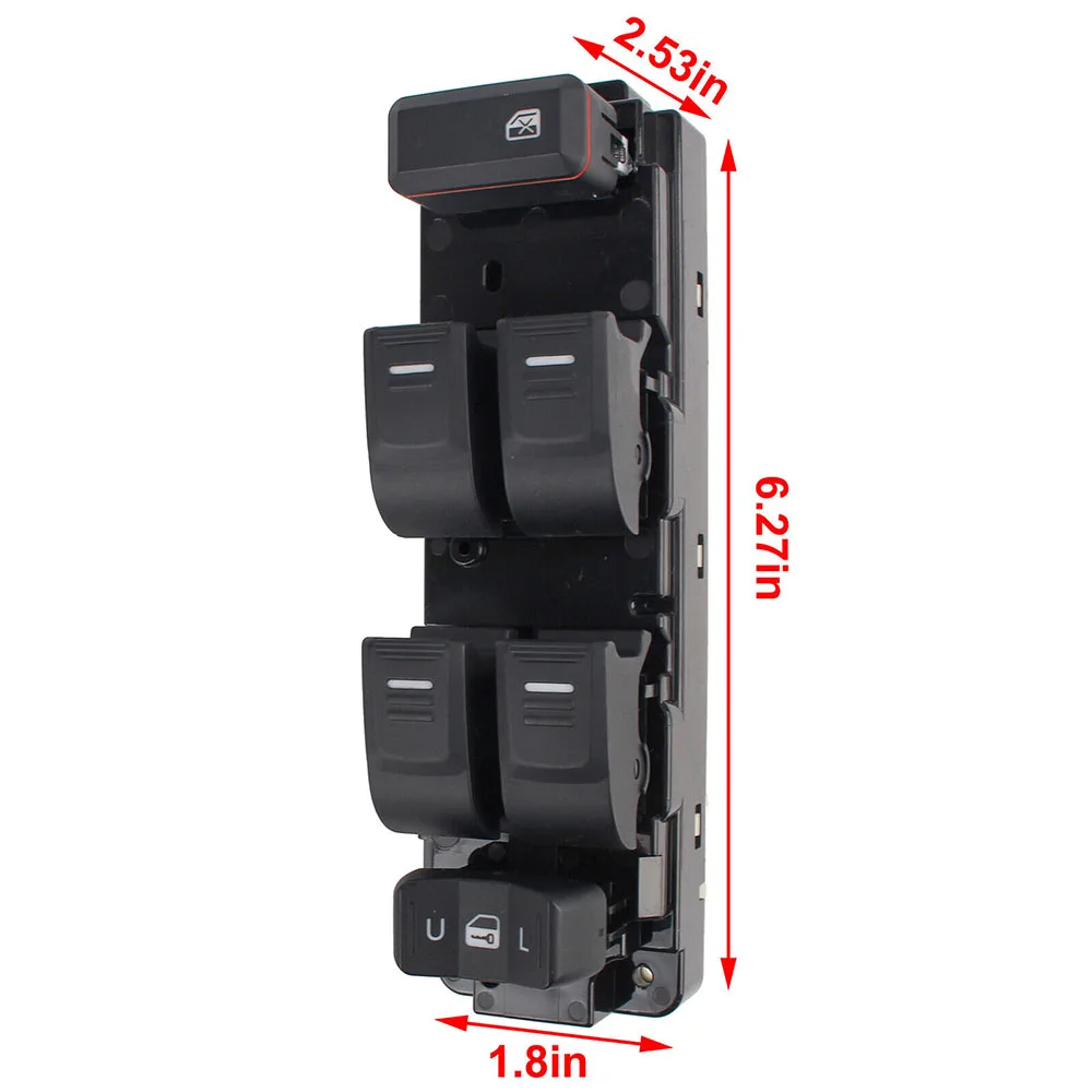 

For GM Chevrolet Colorado Hummer H3 H3T Front Power Window Lifter Master Control Switch Electric Regulator Button 25779767