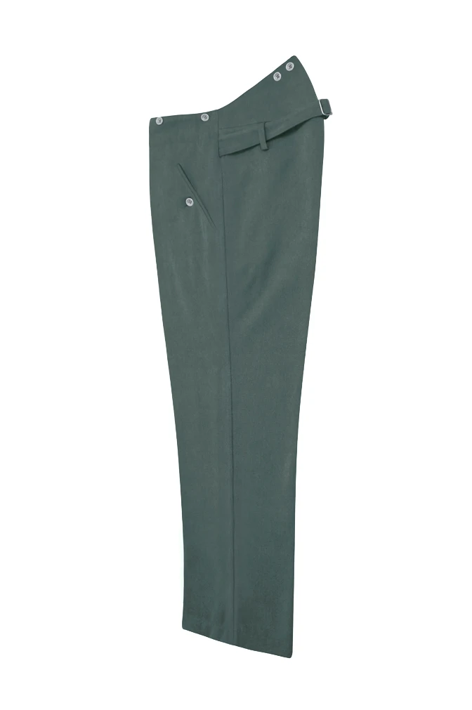 GU1B-012 WWI German Empire M1917 Field Grey Gabardine Trousers