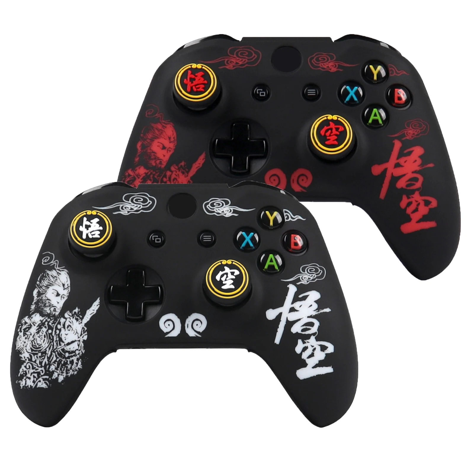 Funda de silicona suave para mando de Xbox One S, funda de piel para mando de Xbox One X, accesorios para Joystick