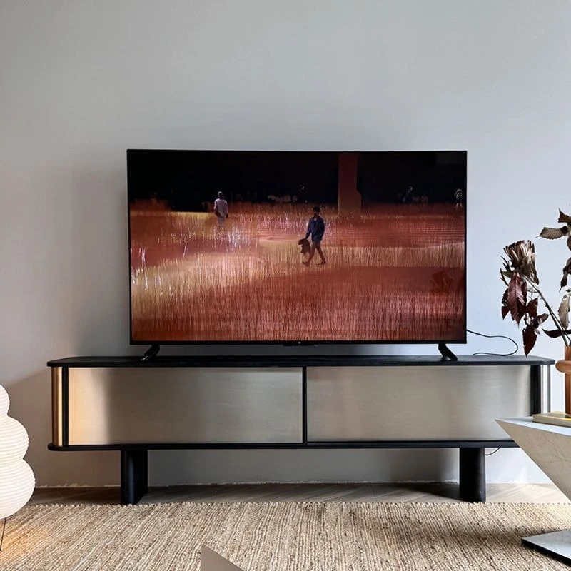 Retro style home living room floor-to-ceiling side cabinet, TV cabinet, TV c
