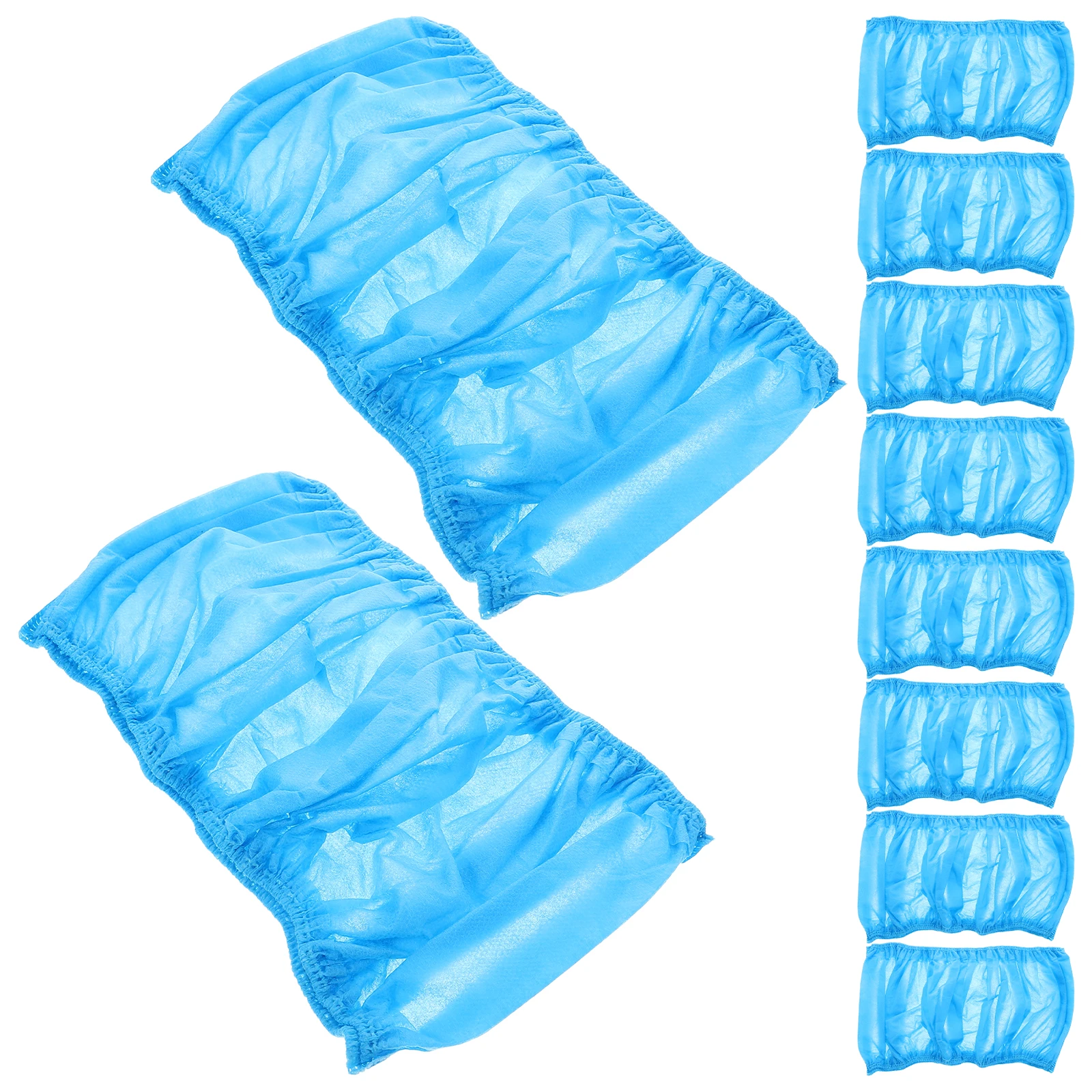 

10pcs Steering Wheel Sleeve Disposable Protector Elastic Universal Scuff Scratch Resistant Car Accessories Sky Blue Durable