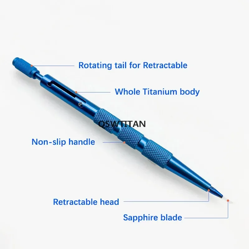 Sapphire blades Trifacet Blade Knife head ophthalmic surgical instrument Ophthalmic scalpel