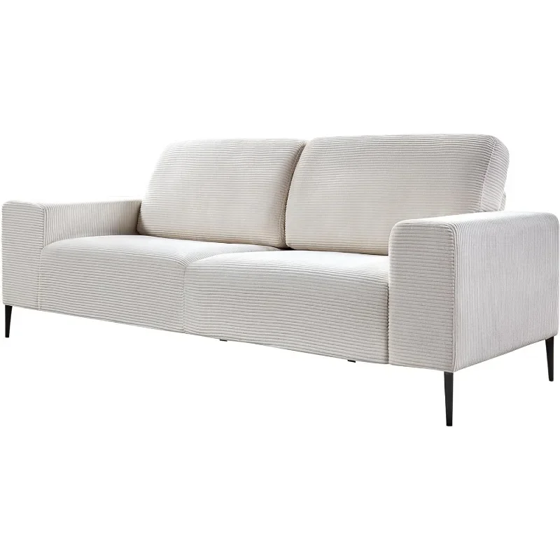 ZHENXIANG 89 Inch Sofa, Oversized Sofa-Modern Sofa Couch in Corduroy, 3 Seater Sofa for Living Room, Sectional Sofa