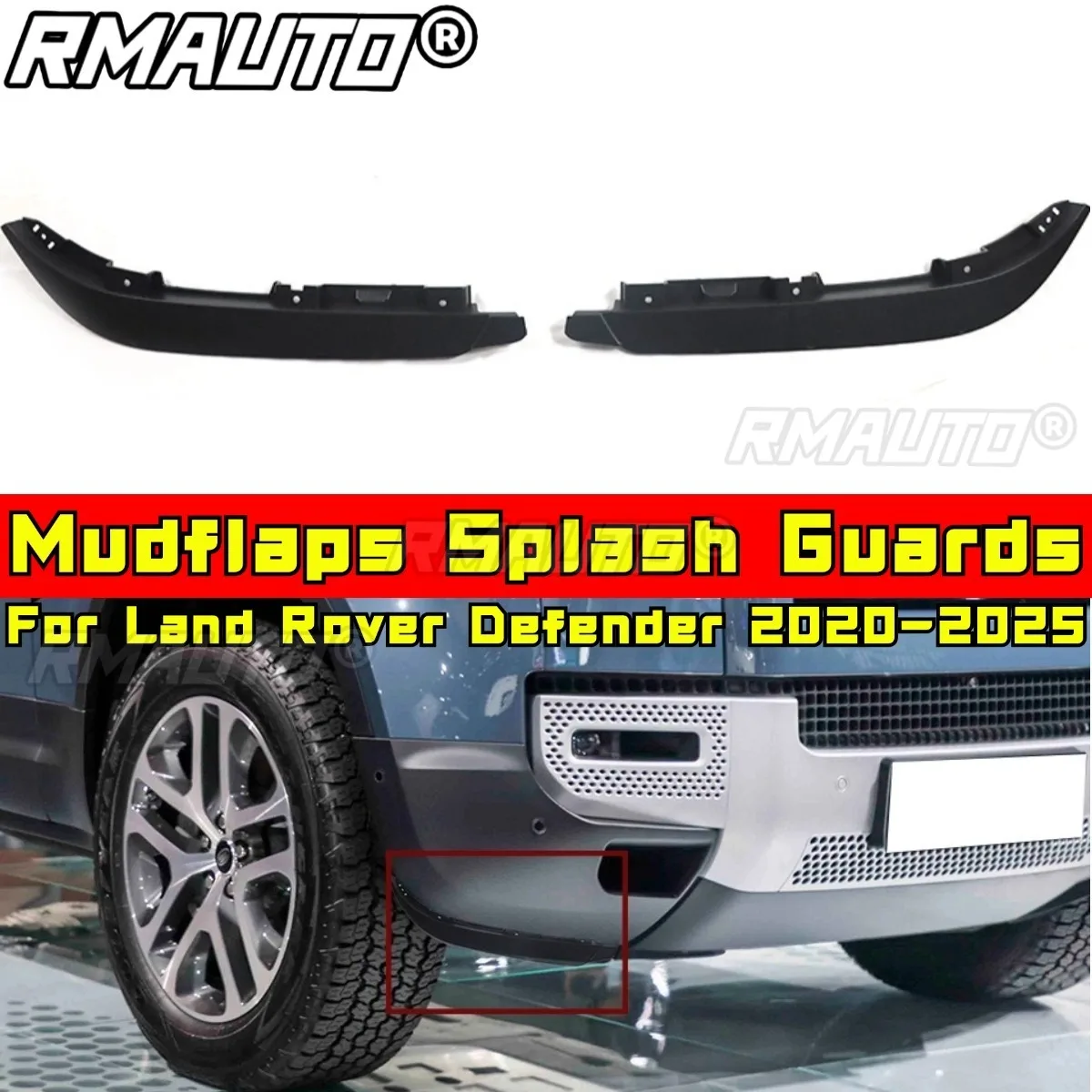 Mudflaps Splash Guards Front Rear Fender Mudguards Modification Part For Land Rover Defender 2020-2025 Exterior Accessories