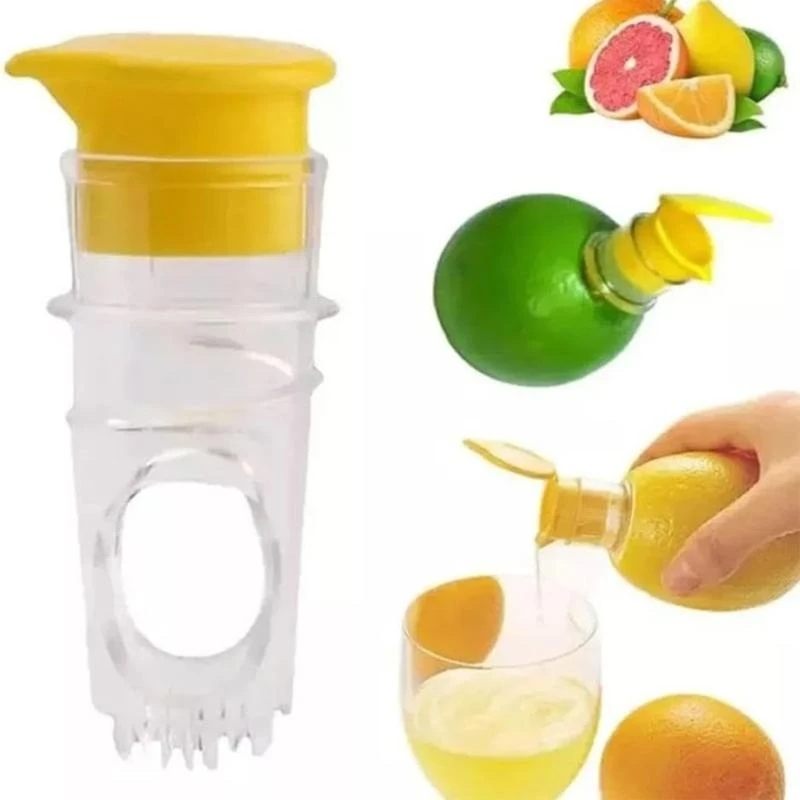 

2Pcs Durable Plastic Lemon Squeezer Set Ergonomic Designs Hand Press Juicer for Easily Citrus Fruit Squeezing .Y5GA
