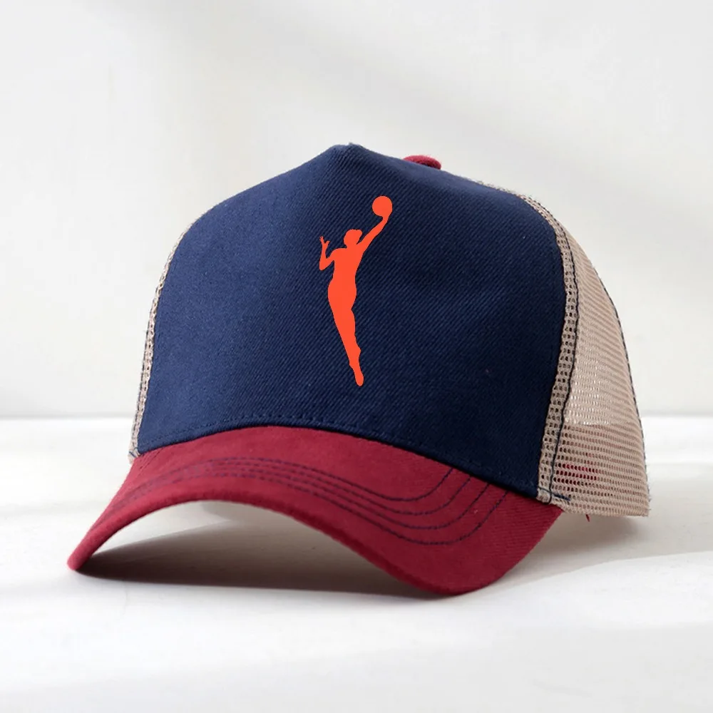 Boné de Basquete Laranja WNBA para Jogadores, Unissex, Versátil, com Tela Respirável - Novo Lançamento!