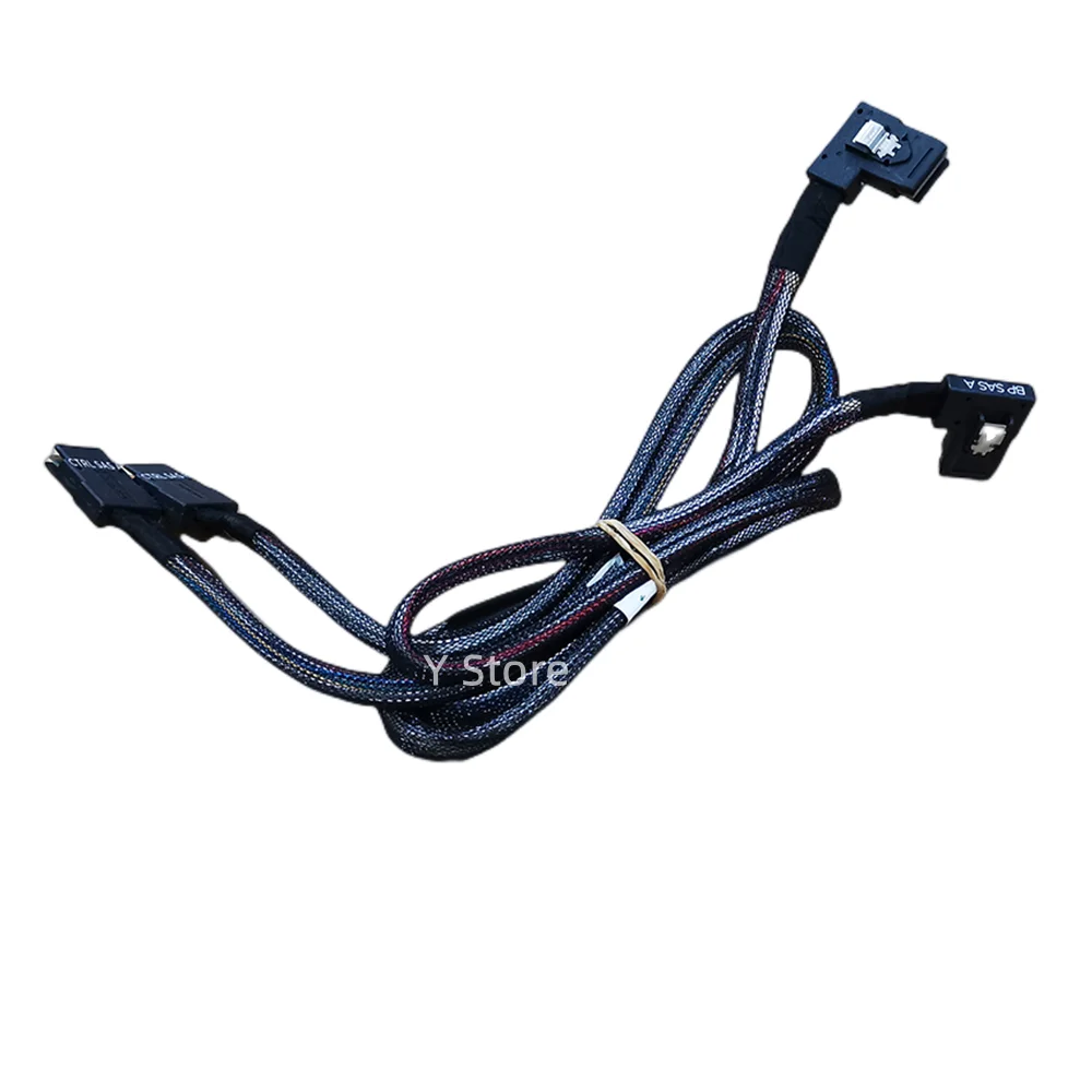 สายเคเบิล SAS สำหรับการ์ดอาร์เรย์ LSI 9207-8I ของแท้จาก Y Store สายเคเบิลแบบขนาน AB 0HTF92 0F4DPW HTF92 F4DPW สำหรับ DELL R720 R620