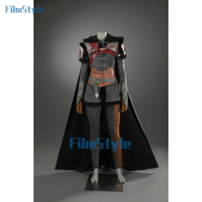 زي سيري التأثيري لعبة ويتشر 4 زي الهالوين كرنفال حفلة عيد الميلاد لعب الأدوار ملابس الملابس للنساء #4