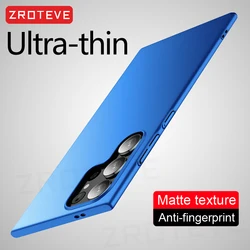 S25 Ultra Case Zroteve Slim Hard PC Matte Cover For Samsung Galaxy S25 Edge S24 S23 FE S22 S21 S20 S10 E Note 20 10 Plus Cases