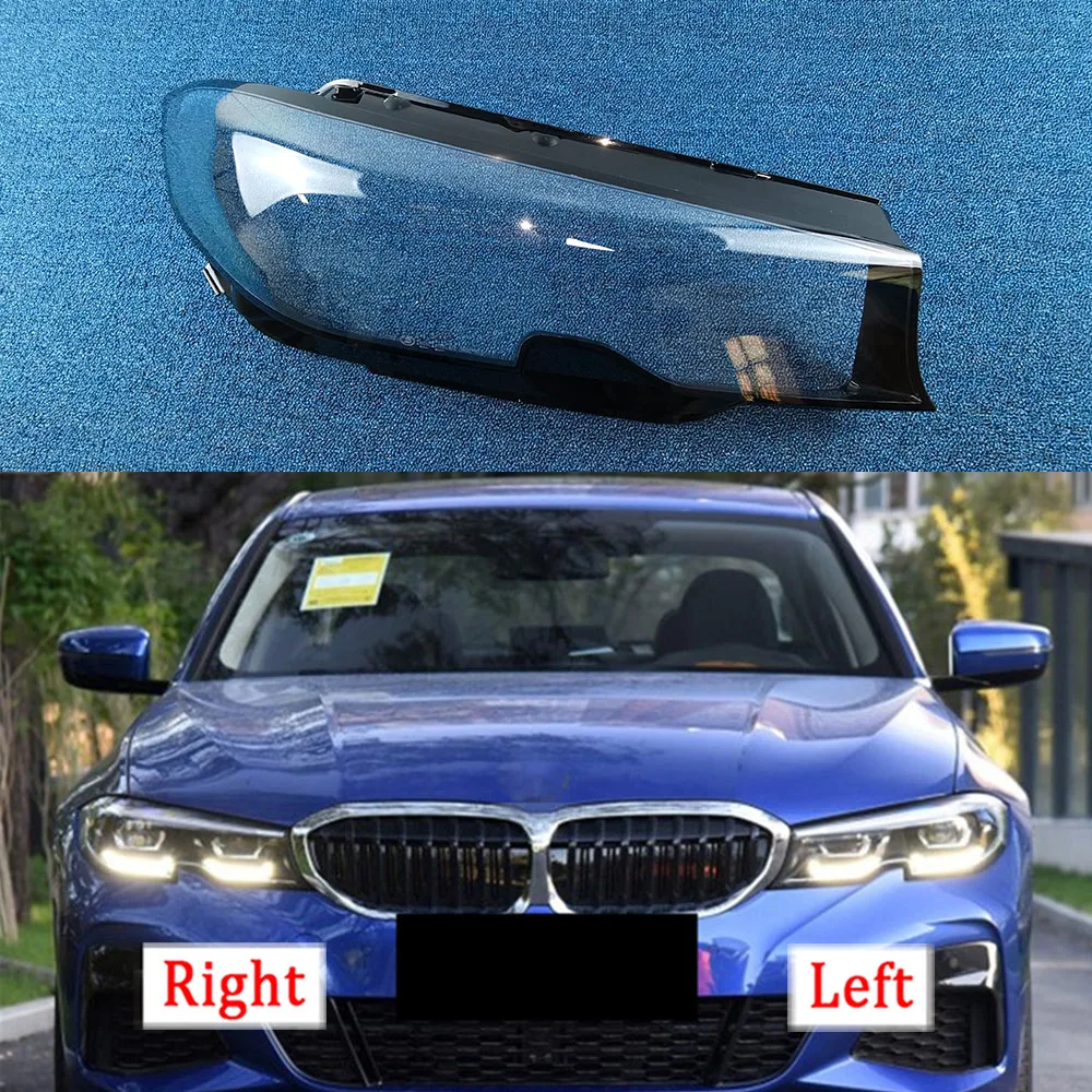 

Front Headlight Cover Lampshade Lampcover Head Lamp Light Covers Glass Shell For BMW 3 Series G20 G28 320i 330i 325Li 2019 2020