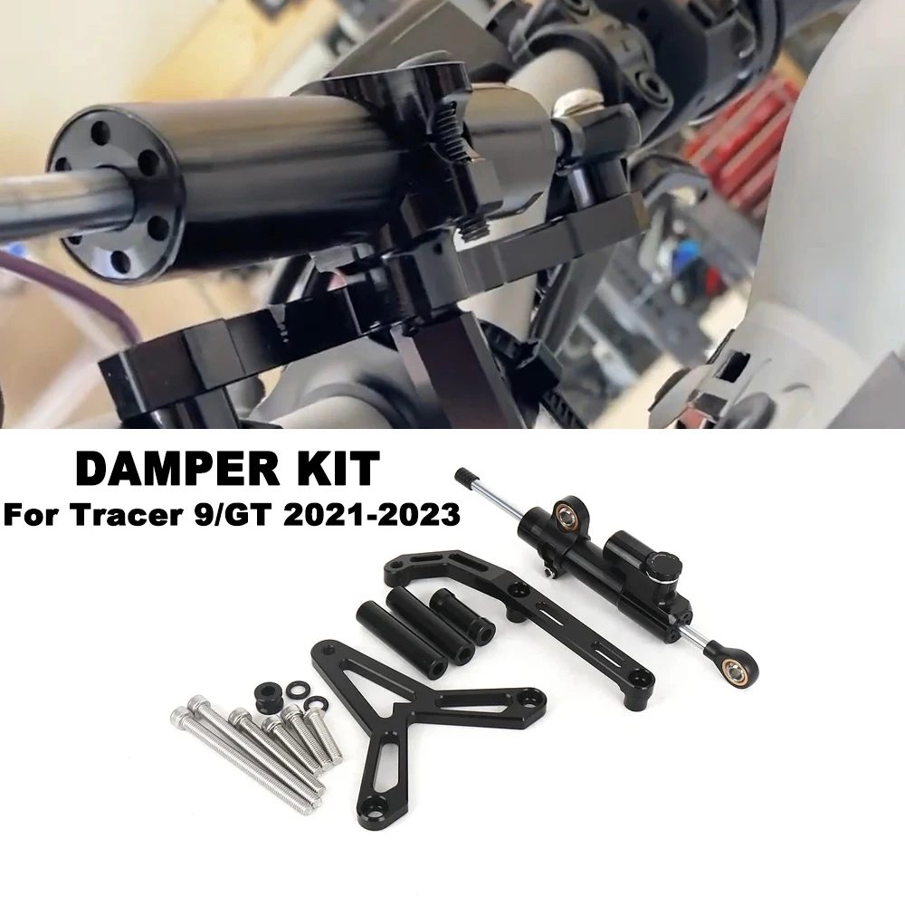 

For Yamaha Tracer 9 GT Tracer9 TRACER9 TRACER 9 2021 2022 2023 Steering Damper Stabilizer Bracket Kit Motorcycle Accessories