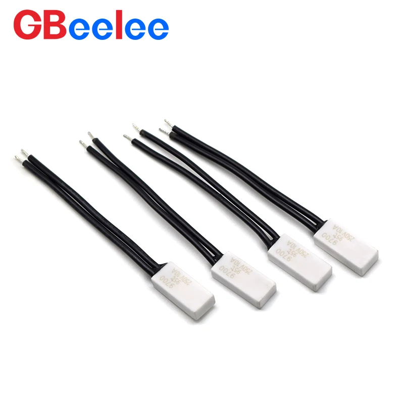 

50 шт. KSD 9700 250 В 10 А BW KW керамический корпус типа Snap Action биметаллический термовыключатель термостат контроль температуры Prot