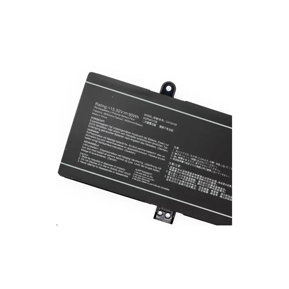 

15,52 В 90 Втч C41N2109 Аккумулятор для ноутбука ASUS ROG Strix G18 Flow X16 GV601RE-M5057X NR2203RM G614J G614JV