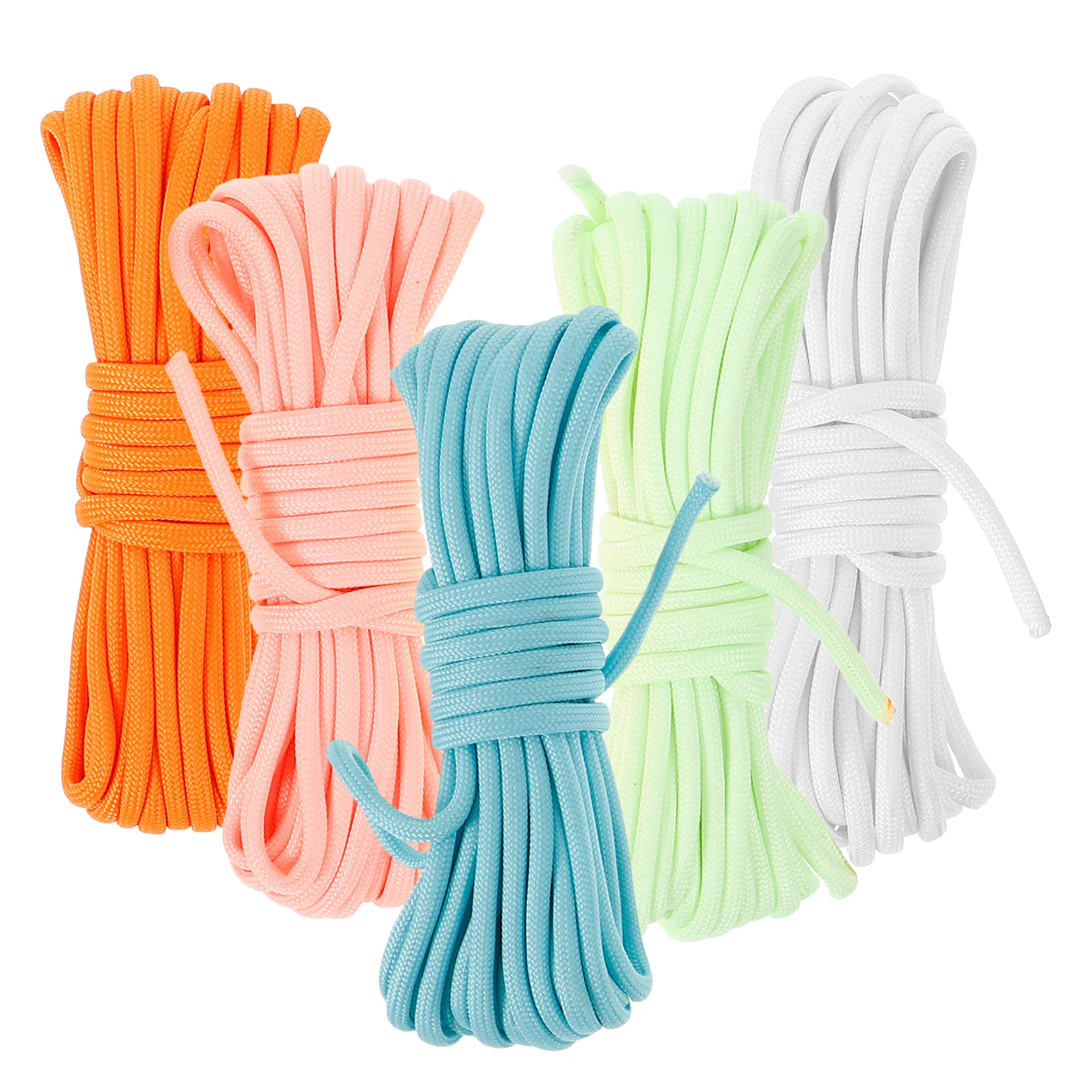 5 قطعة حبل خيمة عاكسة الثقيلة البوليستر التخييم في الهواء الطلق الحبل متعددة الوظائف مقاومة للاهتراء حبل لقطب الخيمة مرونة #2