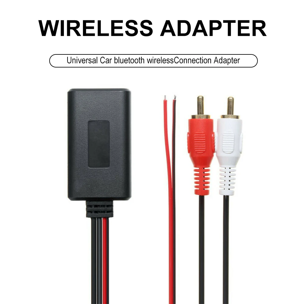 

Car Wireless Bluetooth Receiver Module AUX Adapter Music Audio Stereo Receiver For 2RCA Interface Vehicles